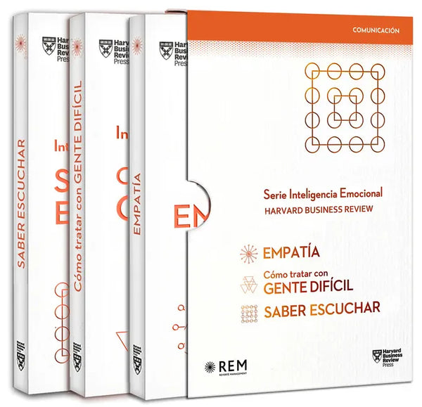 Serie Inteligencia Emocional Hbr. Estuche Comunicación 3 Vols.: Cómo Tratar Con Gente Difícil, Empatía, Saber Escuchar (Slip Case Dealing with Difficu - Paperback