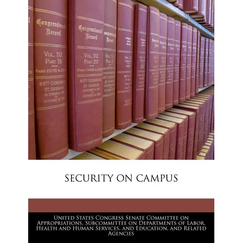 Security on Campus - Paperback