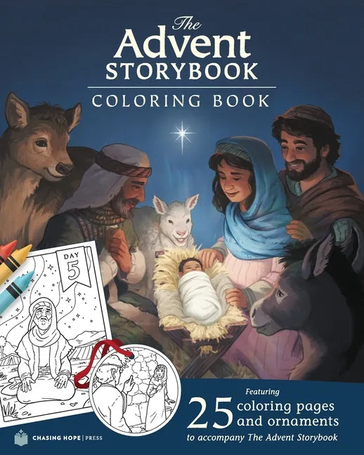 The Advent Storybook Coloring Book - Paperback