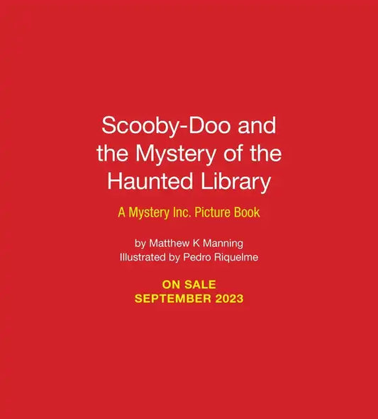 Scooby-Doo and the Mystery of the Haunted Library: A Mystery Inc. Picture Book - Hardcover