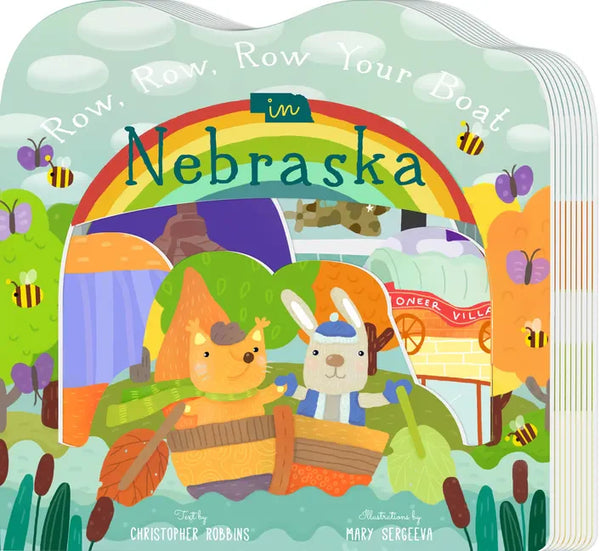 Row, Row, Row Your Boat in Nebraska - Board Book