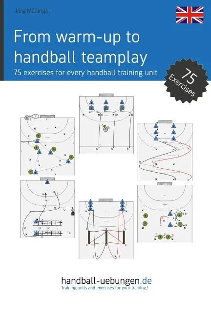 From warm-up to handball team play: 75 exercises for every handball training unit - Paperback