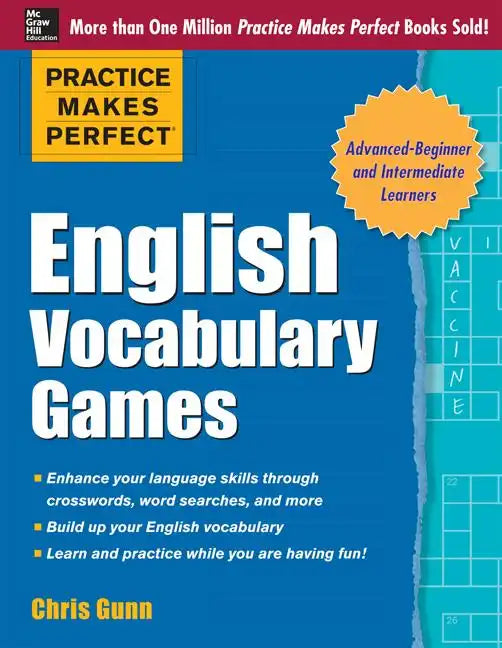 Practice Makes Perfect English Vocabulary Games - Paperback