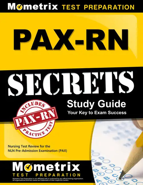 PAX-RN Secrets Study Guide: Nursing Test Review for the NLN Pre-Admission Examination (PAX) - Paperback