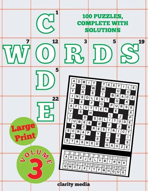 Large Print Code Words Volume 3 - Paperback