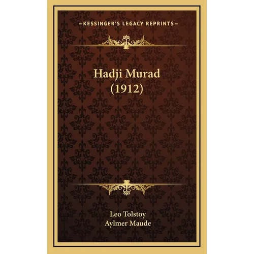Hadji Murad (1912) - Hardcover