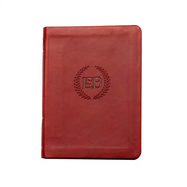 Legacy Standard Bible, New Testament with Psalms and Proverbs LOGO Edition - Burgundy Faux Leather - Imitation Leather