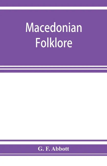 Macedonian folklore - Paperback