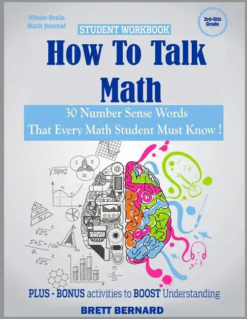 How to Talk Math: 30 NUMBER SENSE words that every math student MUST KNOW! - Paperback