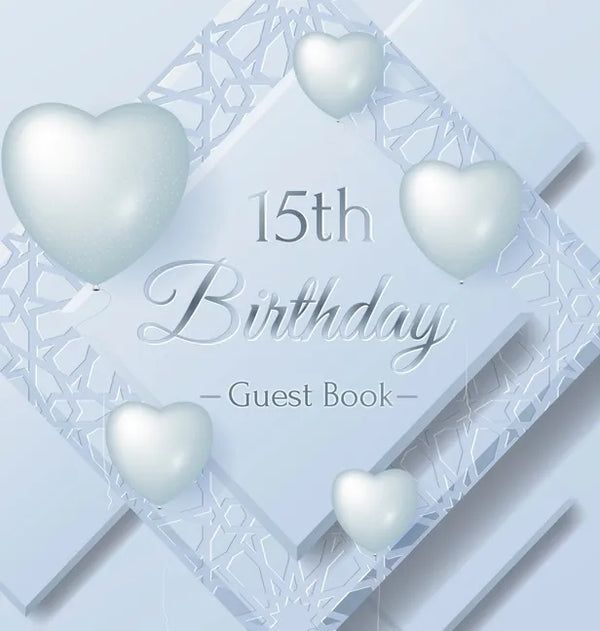 15th Birthday Guest Book: Keepsake Gift for Men and Women Turning 15 - Hardback with Funny Ice Sheet-Frozen Cover Themed Decorations & Supplies, Perso - Hardcover