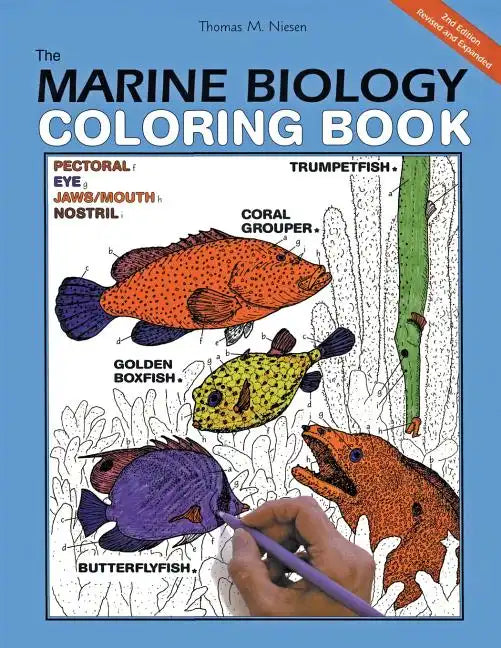 The Marine Biology Coloring Book, 2nd Edition: A Coloring Book - Paperback