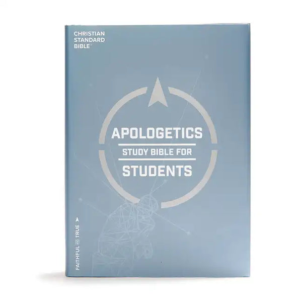 CSB Apologetics Study Bible for Students, Hardcover: Black Letter, Teens, Study Notes and Commentary, Ribbon Marker, Sewn Binding, Easy-To-Read Bible - Hardcover