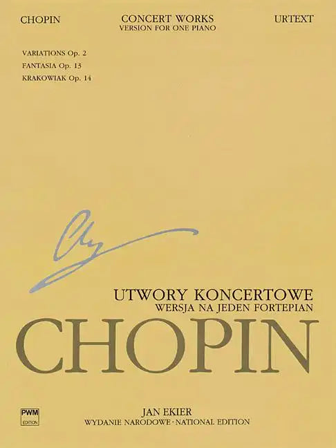 Concert Works for Piano and Orchestra: Version for One Piano Chopin National Edition Vol. Xiva - Paperback