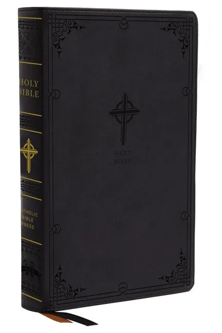 Nabre, New American Bible, Revised Edition, Catholic Bible, Large Print Edition, Leathersoft, Black, Thumb Indexed, Comfort Print: Holy Bible - Imitation Leather