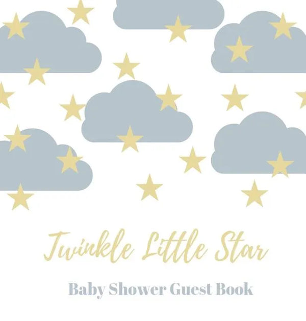 Baby shower guest book (Hardcover): comments book, baby shower party decor, baby naming day guest book, advice for parents sign in book, baby shower p - Hardcover