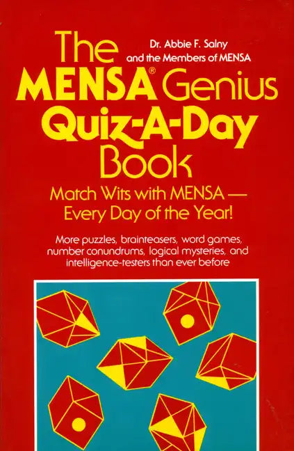 The Mensa Genius Quiz-A-Day Book - Paperback