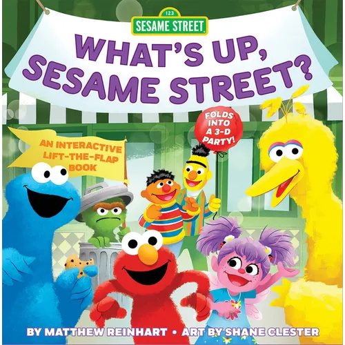 What's Up, Sesame Street? (a Pop Magic Book): Folds Into a 3-D Party! - Board Book