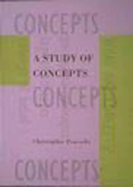A Study of Concepts - Paperback