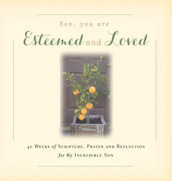 Son, You are Esteemed and Loved: 40 Weeks of Scripture, Prayer and Reflection for My Incredible Son - Hardcover