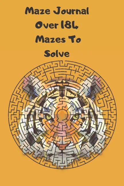 Tiger Related Gifts: Unique Cheap For Men Guys Dad Adults Boys Maze Book or Women girl kids grandma - Paperback