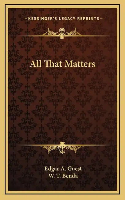 All That Matters - Hardcover