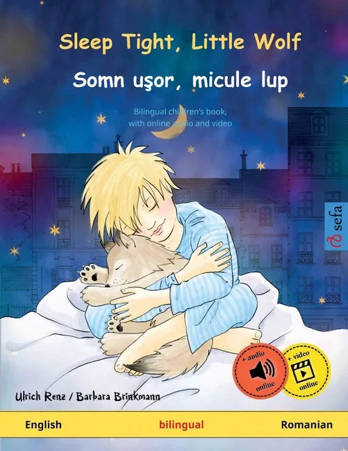 Sleep Tight, Little Wolf - Somn uşor, micule lup (English - Romanian) - Paperback