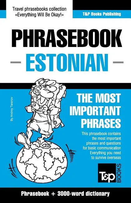 English-Estonian phrasebook & 3000-word topical vocabulary - Paperback