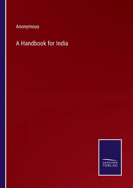 A Handbook for India - Paperback