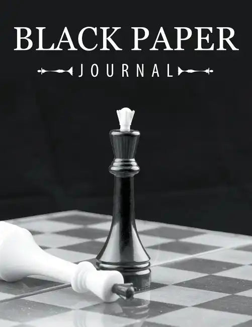 Black Paper Journal - Paperback