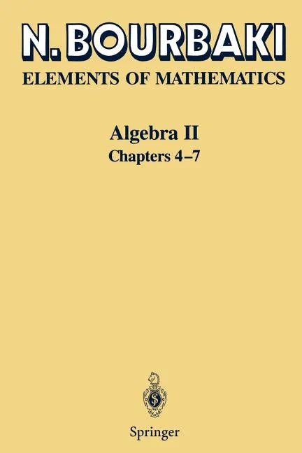 Algebra II: Chapters 4 - 7 - Paperback