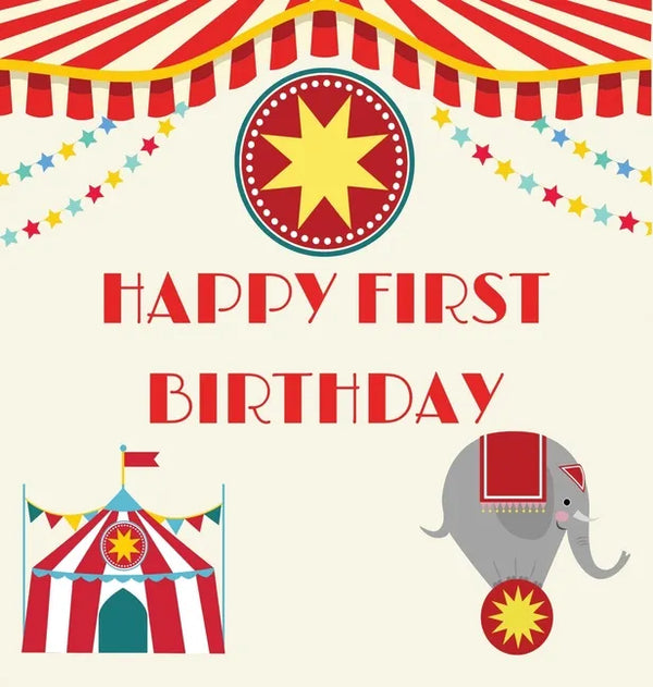 First birthday guest book (Hardcover): Birthday guest book, first birthday book, party and birthday celebrations decor, memory book, 1st birthday, hap - Hardcover