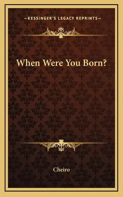When Were You Born? - Hardcover