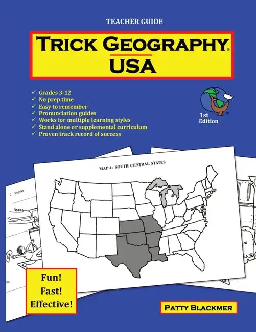 Trick Geography: USA--Teacher Guide: Making things what they're not so you remember what they are! - Paperback
