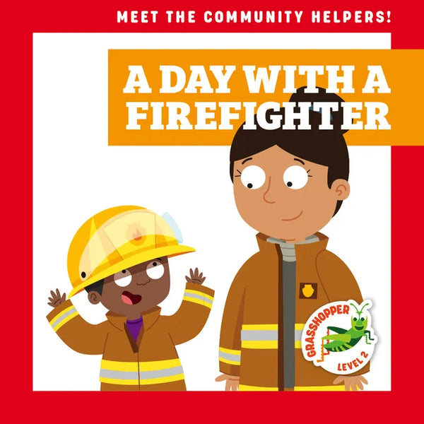 A Day with a Firefighter - Library Binding