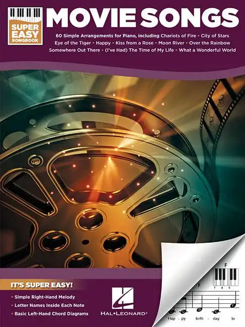 Movie Songs - Super Easy Songbook - Paperback