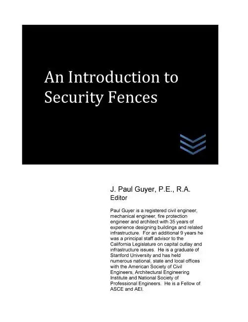 An Introduction to Security Fences - Paperback