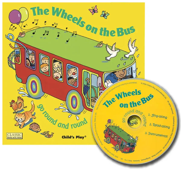 The Wheels on the Bus Go Round and Round [With CD (Audio)] - Paperback