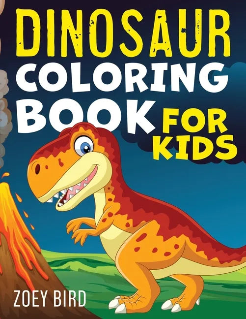 Dinosaur Coloring Book for Kids: Coloring Activity for Ages 4 - 8 - Paperback