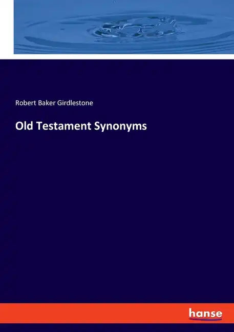 Old Testament Synonyms - Paperback