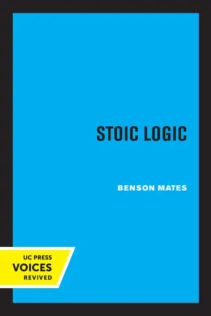 Stoic Logic - Paperback