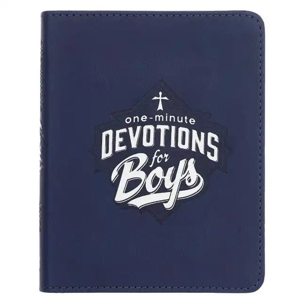 One-Minute Devotions for Boys - Leather