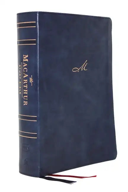 Nkjv, MacArthur Study Bible, 2nd Edition, Leathersoft, Blue, Comfort Print: Unleashing God's Truth One Verse at a Time - Imitation Leather