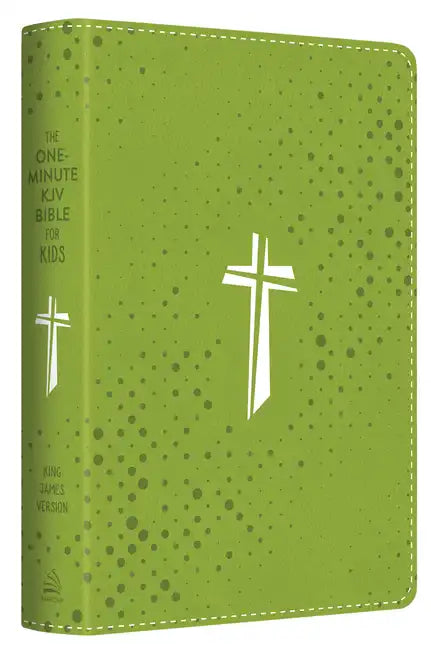 The One-Minute KJV Bible for Kids [Neon Green Cross] - Imitation Leather