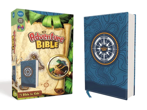 Niv, Adventure Bible, Leathersoft, Blue, Full Color - Imitation Leather