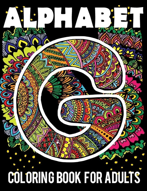 Coloring book: Alphabet coloring book for adults - Paperback