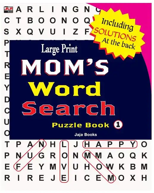 Large Print MOM'S Word Search Puzzle Book, Vol. 1 - Paperback