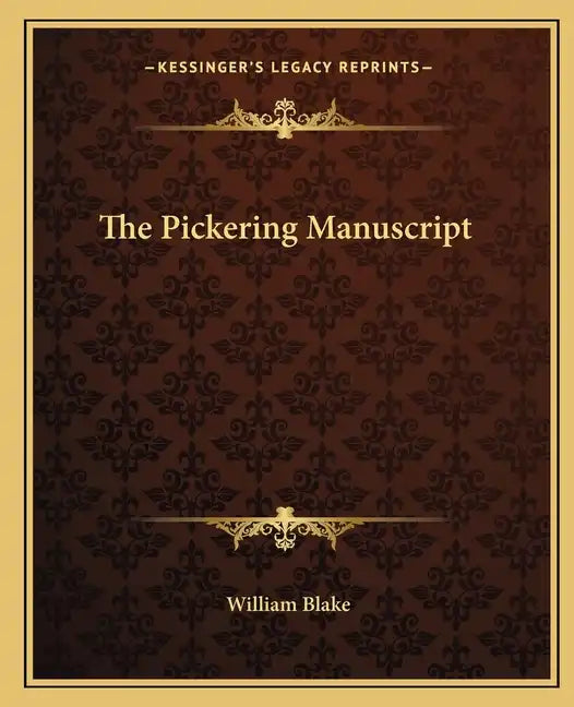 The Pickering Manuscript - Paperback