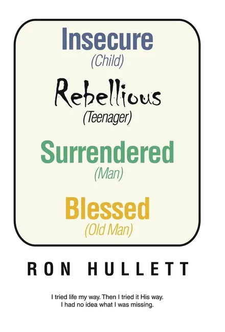 Insecure Rebellious Surrendered Blessed: (Child) (Teenager) (Man) (Old Man) - Hardcover