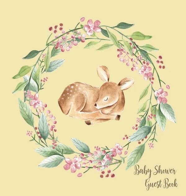 Woodland Baby Shower Guest Book (Hardcover) - Hardcover