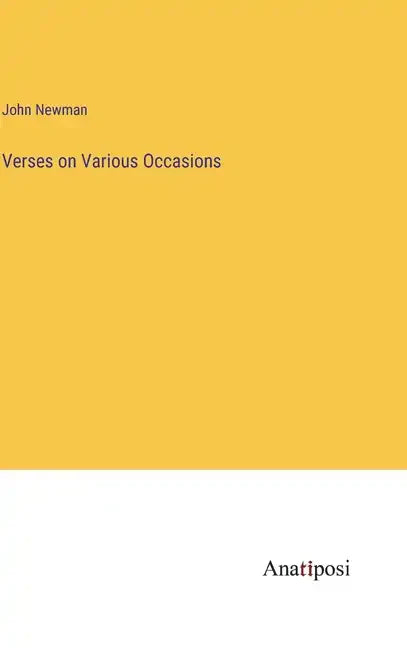 Verses on Various Occasions - Hardcover